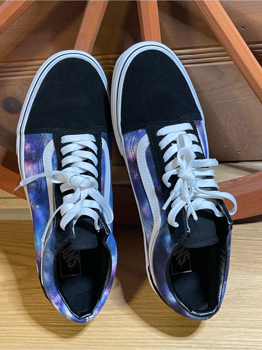 Vans Old School Low Top Sneakers /Cosmic Cloud / Galaxy’ Black / NWOT